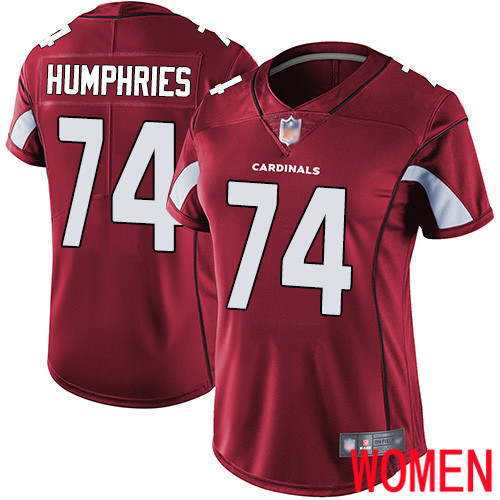 Arizona Cardinals Limited Red Women D.J. Humphries Home Jersey NFL Football #74 Vapor Untouchable->arizona cardinals->NFL Jersey